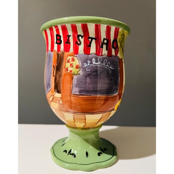 French Cafe Ceramic Mug Bowl Plate Jennifer Brinley| ITEMS SOLD SEPARATELY - Picture 2 of 10